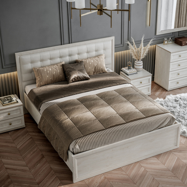 Фото Кровать с мягкой спинкой и подъемным механизмом 160х200 Александрия