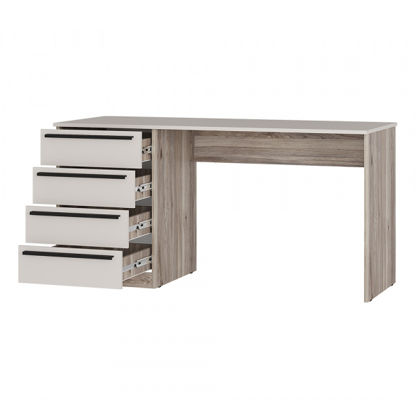 Фото Стол письменный ПС-05, Дуб смоки, Кашемир