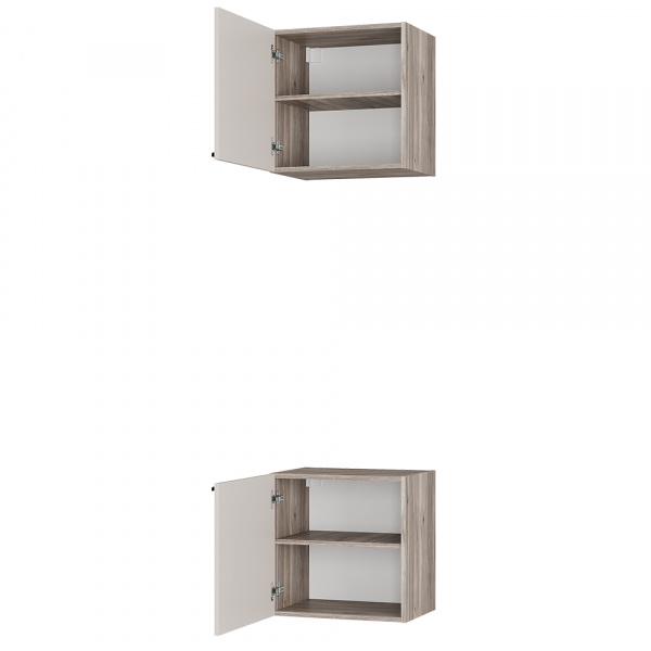 Фото Шкаф навесной Урбан ШКН-06, Дуб смоки, Кашемир