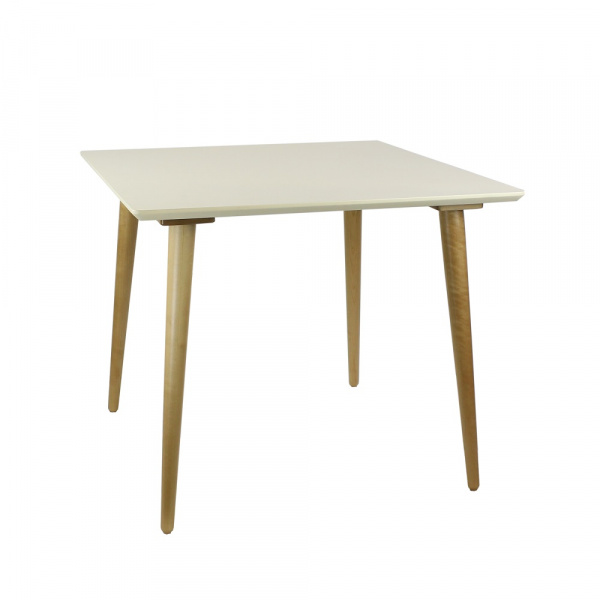 Фото Стол обеденный Ронда Мини 100, натуральный/слоновая кость
