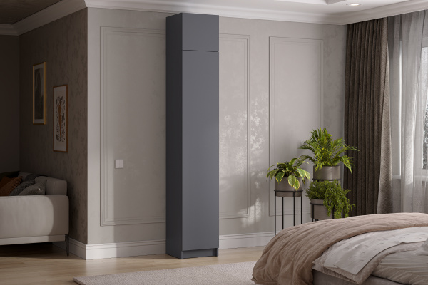 Фото Шкаф верхний Бали (400), Графит серый