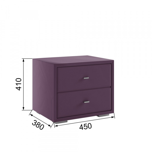 Фото Тумба прикроватная интерьерная, Винный