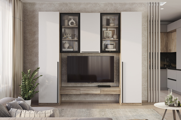 Фото Пенал Урбан ПН-01, Дуб смоки, Кашемир