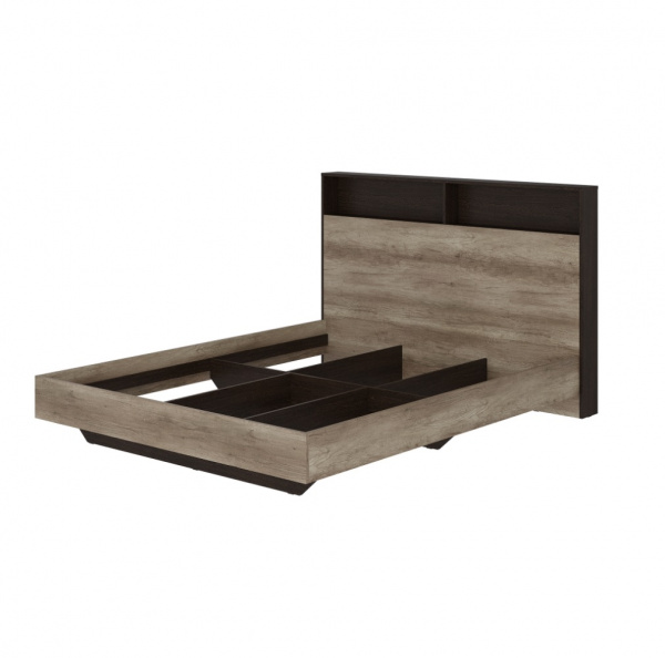 Фото Кровать  "Энигма" КР-16 дуб каньон/венге