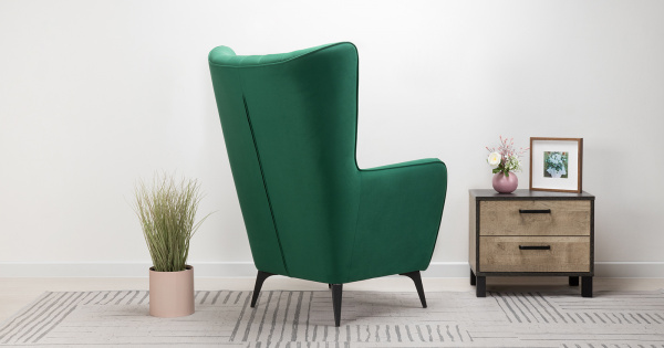 Фото Кресло для отдыха Феличе, Темно-зеленый