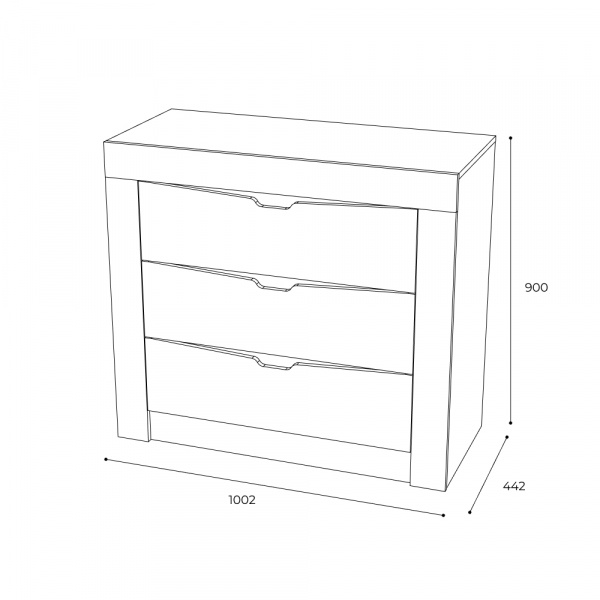 Фото Комод Леонардо КМ-13