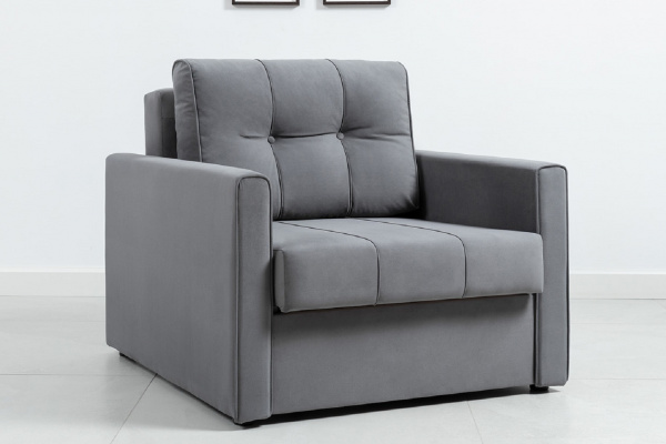 Фото Кресло-кровать Лео Серое