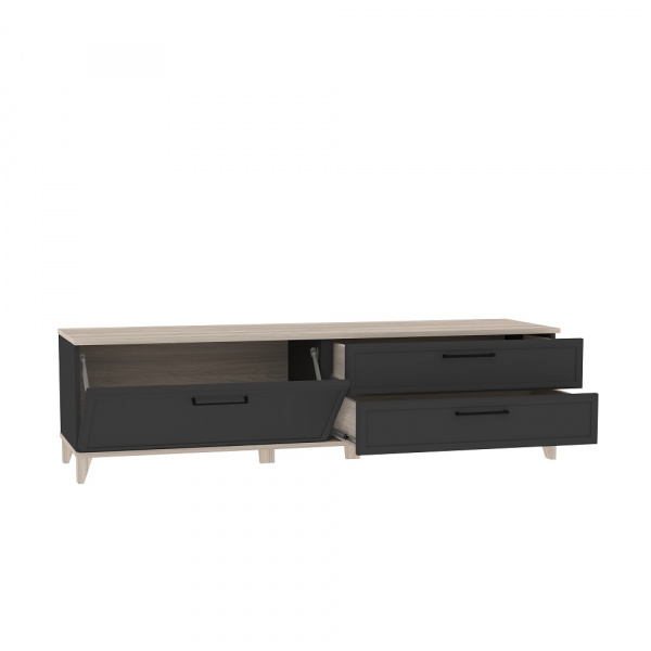 Фото Тумба под телевизор Аурелио 3, антрацит