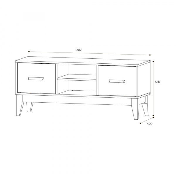 Фото Тумба под ТВ Скандика ТБ-08