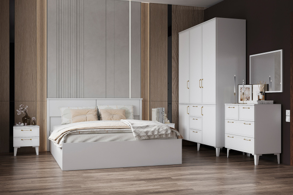 Фото Зеркало навесное Толедо ТЗ-20, Белый