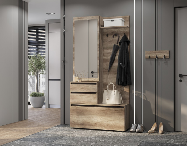 Фото Прихожая ПР-04 Энигма дуб каньон/венге