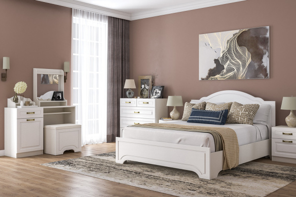 Фото Пуф Ливерпуль 14.02, Белый, Ясень ваниль