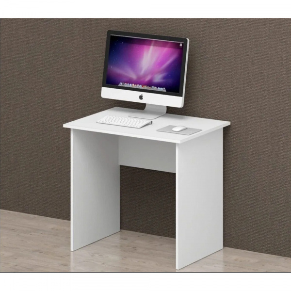 Фото Стол письменный без ящиков Токио, белый