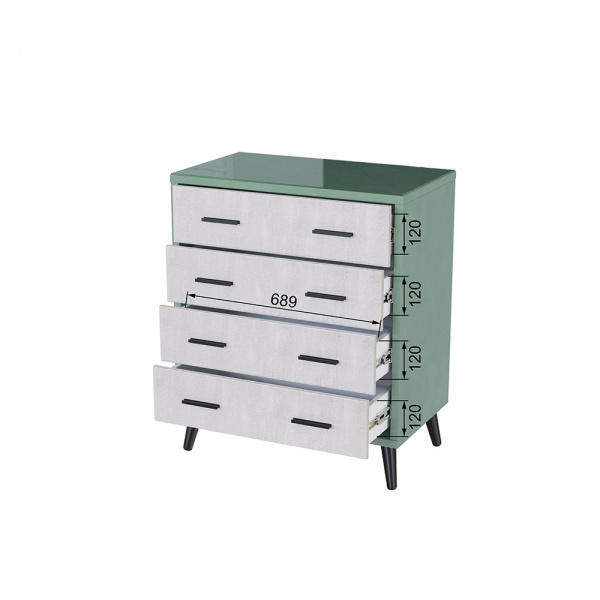 Фото Комод Ланс, Мятный