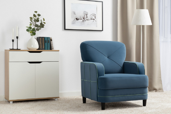 Фото Кресло Черри, Синие