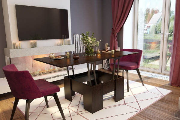 Фото Стол-трансформер, венге