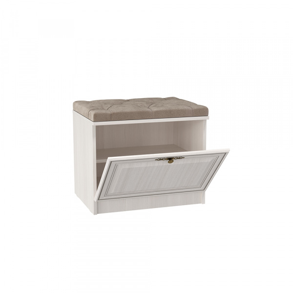 Фото Тумба для обуви Габриэлла М06, Вудлайн кремовый