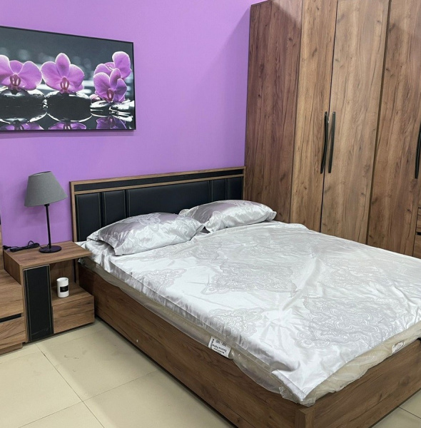 Фото Кровать с подъемным механизмом Nature 306 Люкс 180х200, дуб табачный