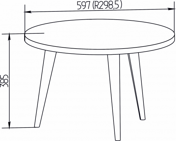 Фото Столик журнальный Норвуд 16