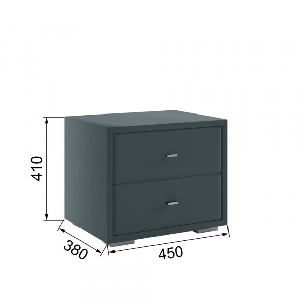 Фото Тумба прикроватная интерьерная, Серый