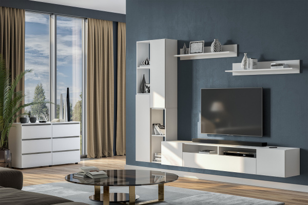 Фото Комод Токио (6 ящиков), белый