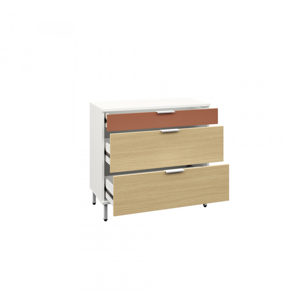 Фото Комод Марвэл 16.234.03, белый, Плэйн, Безмолвная пустыня