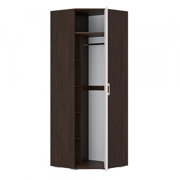 Фото Шкаф угловой Белла, венге/ясень белый