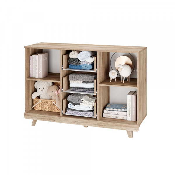 Фото Комод Мегаполис КМ-15, дуб каньон/М25