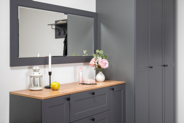 Фото Зеркало Остин 17.03. Графит