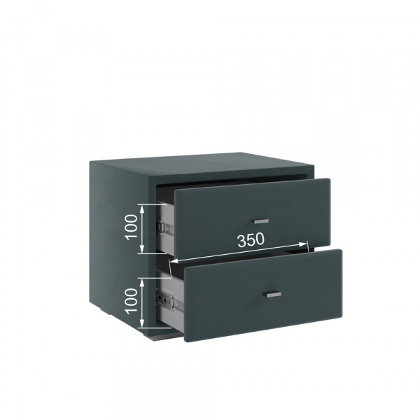 Фото Тумба прикроватная интерьерная, Серый