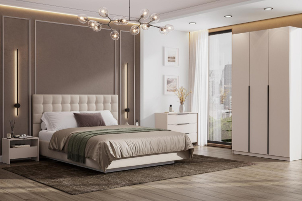 Фото Комод 3 ящика Камелия, Меланж