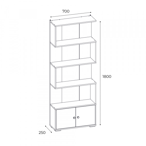 Фото Стеллаж Ромео-2, белый