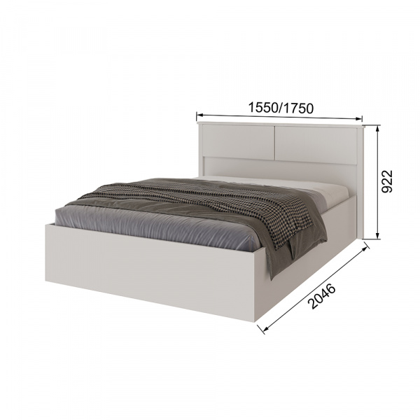 Фото Кровать с подъемным механизмом Толедо ТКР-1 140х200, Белый