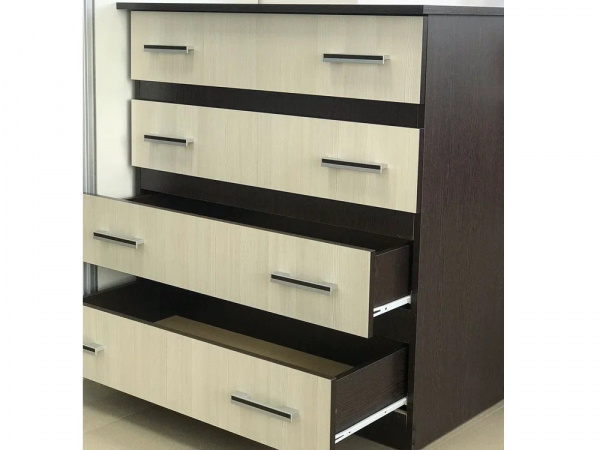 Фото Комод большой Стандарт 6, венге/лоредо