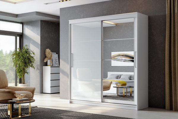 Фото Шкаф-купе "ШКП 3" (1,6) Белый текстурный