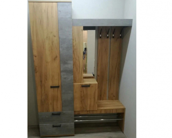 Фото Прихожая Трамп, крафт/бетон