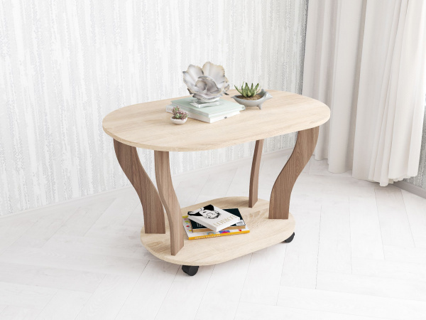 Фото Столик журнальный Консул-3, ясень шимо