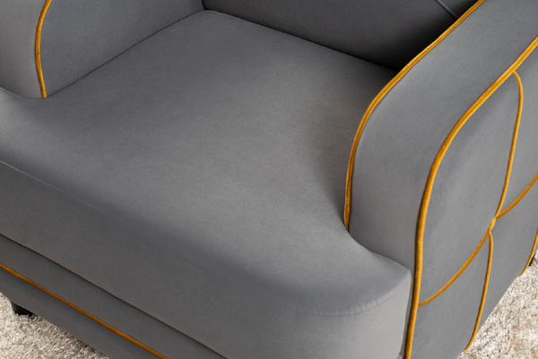 Фото Кресло Черри, Серое