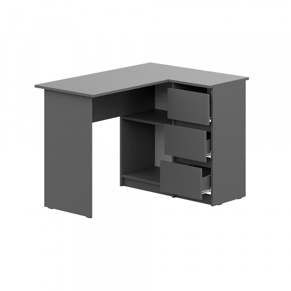 Фото Стол угловой Денвер, графит