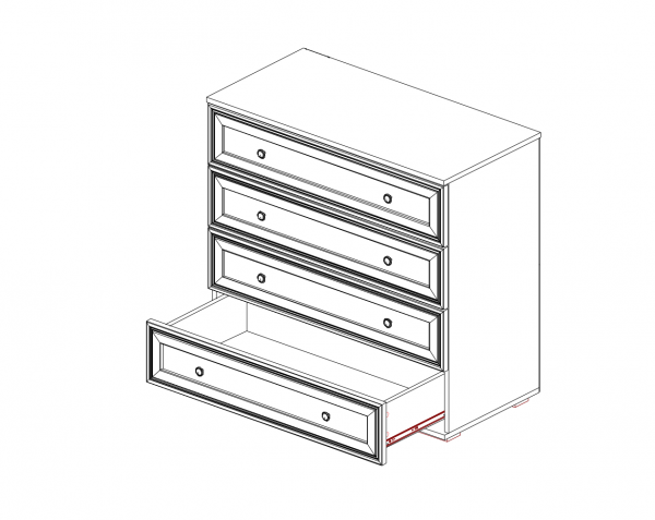 Фото Комод классический Ричард РК-20, Орех донской