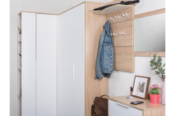 Фото Куба Зеркало навесное Дуб сонома