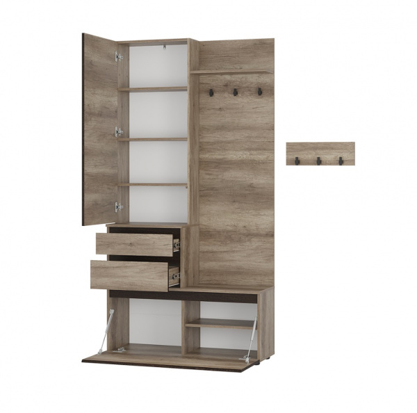 Фото Прихожая ПР-04 Энигма дуб каньон/венге