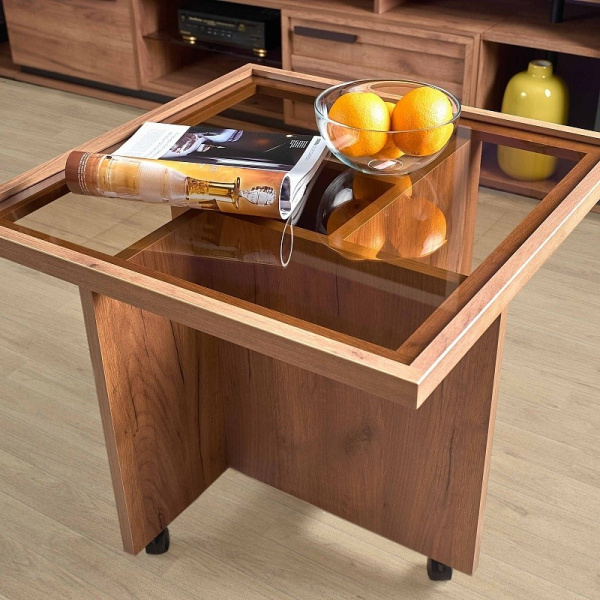 Фото Столик журнальный Nature 16, дуб табачный