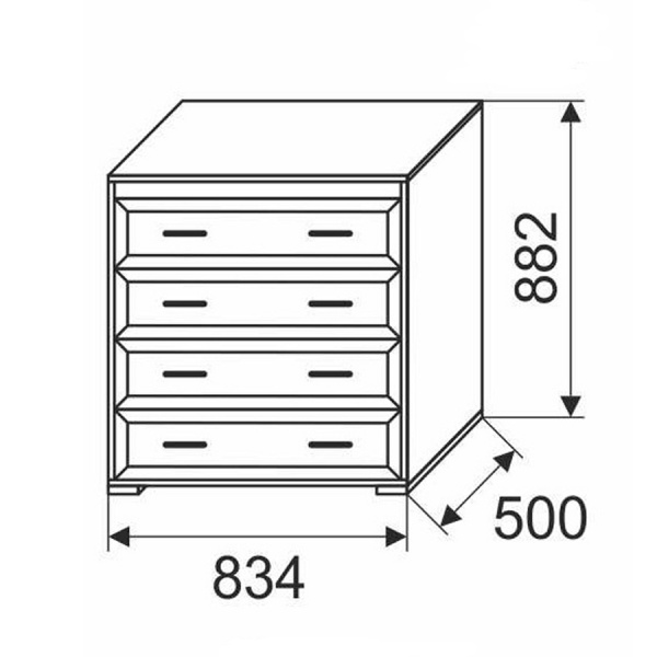 Фото Комод в стиле прованс Афродита 04