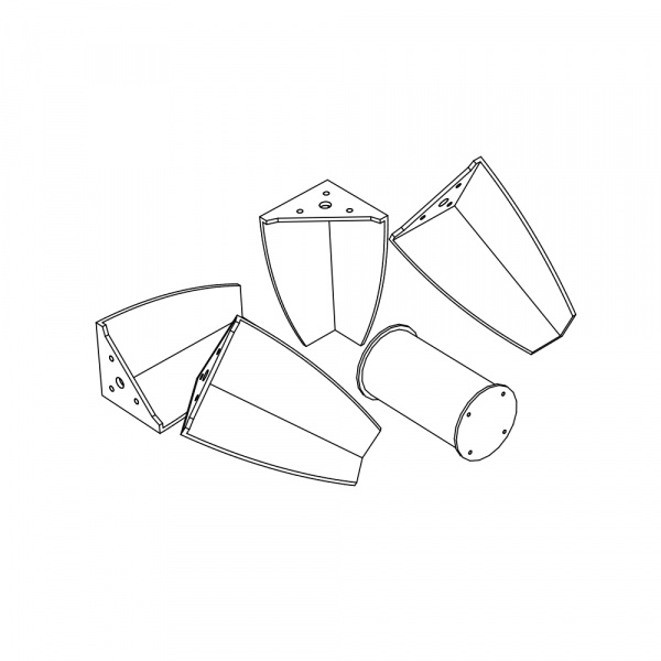 Фото Тумба ТВ Парус-11, дуб крафт золотой/графит серый