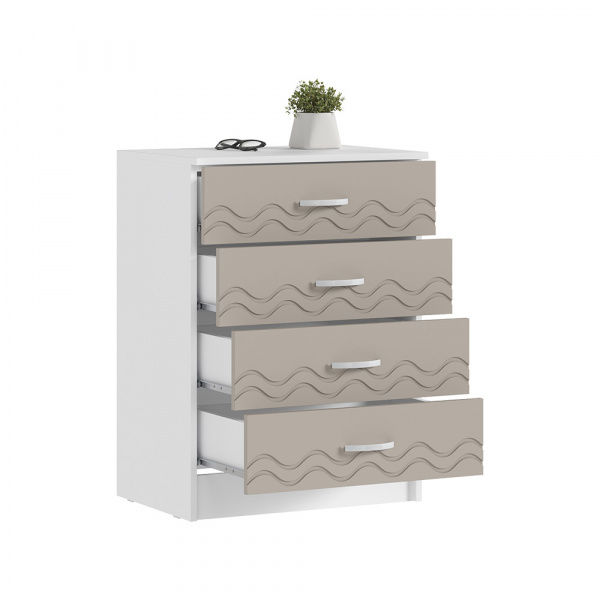 Фото Комод Юниор-2, Шарли Мокко, Белый