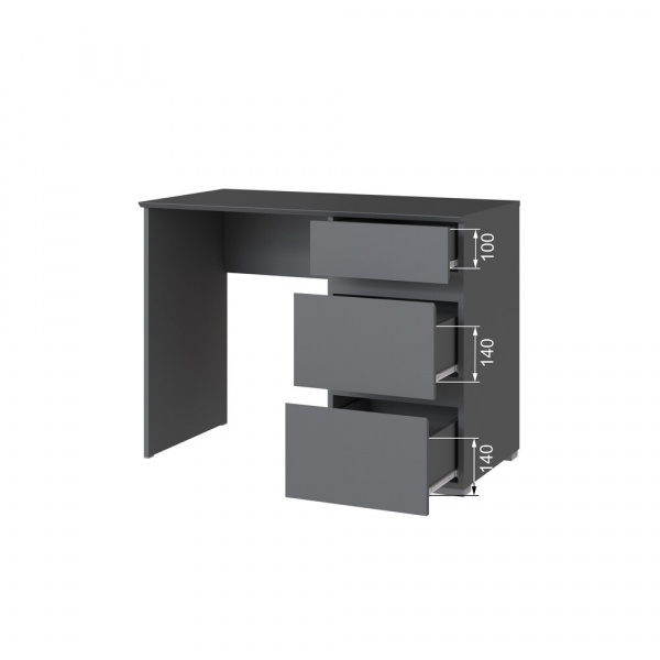 Фото Столик туалетный Плейона, Графит серый