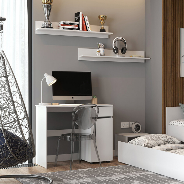 Фото Стол письменный Токио, белый