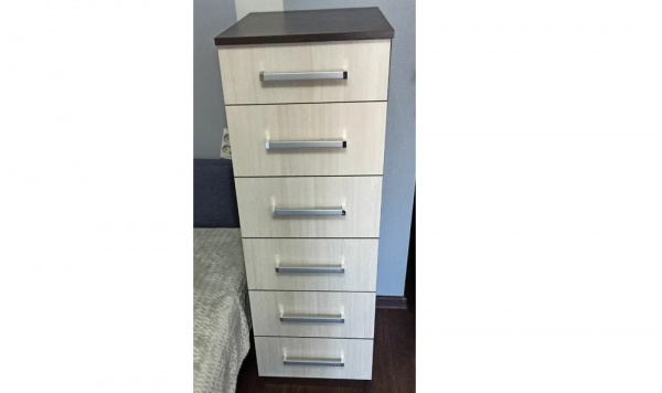 Фото Комод высокий Фиеста, венге/лоредо