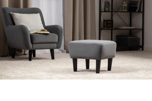 Фото Пуф Дакота Серый